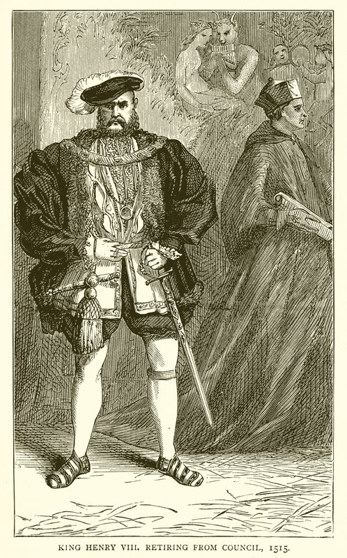 Kuningas Henrik VIII jää eläkkeelle neuvostosta, 1515 tekijältä English School