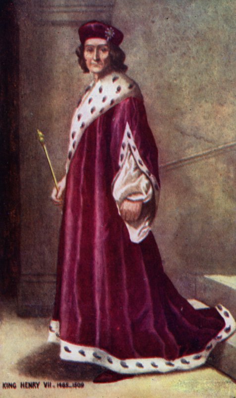 Kuningas Henrik VII (värilitografia) tekijältä English School