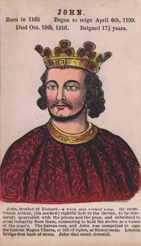 King John (värillinen kaiverrus) tekijältä English School