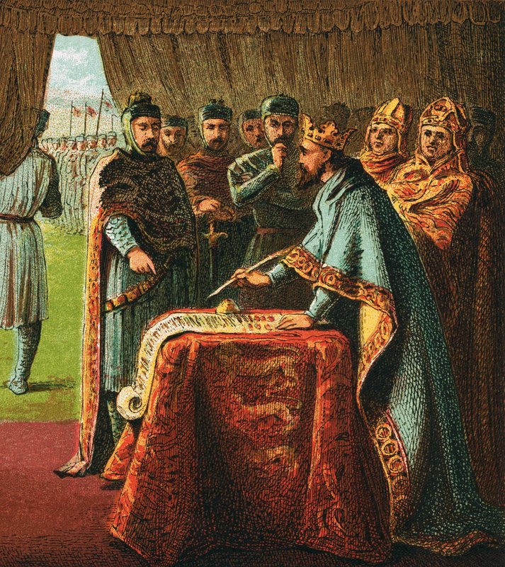Kuningas Johannes ja Magna Carta tekijältä English School