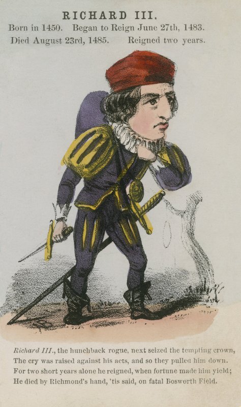 Kuningas Richard III (akvatinta) tekijältä English School