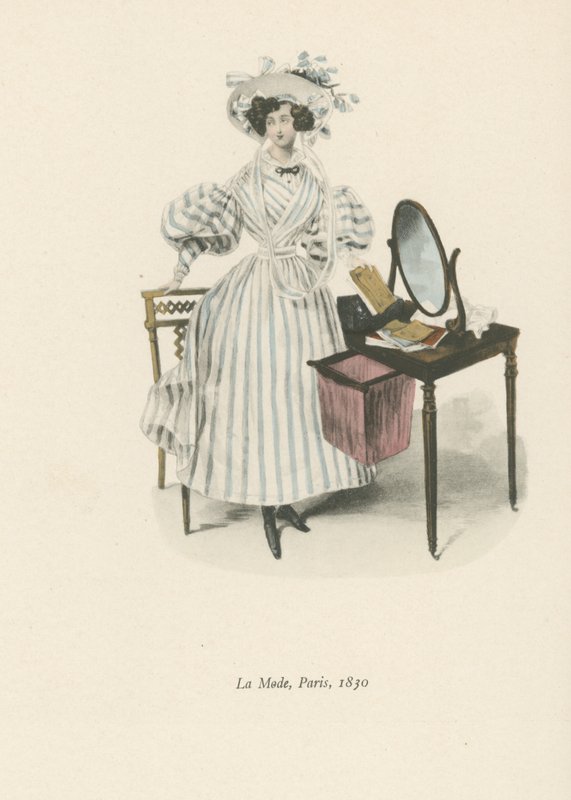 Muoti, Pariisi, 1830 tekijältä English School