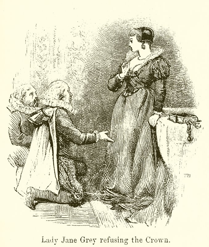Lady Jane Gray kieltäytyy kruunusta tekijältä English School
