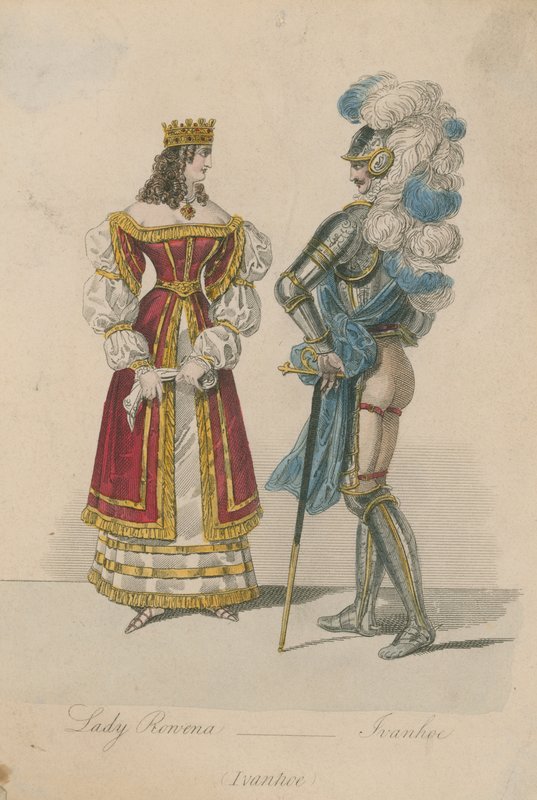 Lady Rowena ja Ivanhoe tekijältä English School