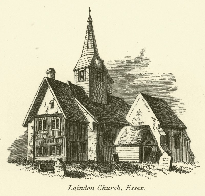 Laindonin kirkko, Essex (kaiverrus) tekijältä English School