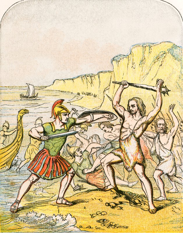 Julius Caesarin laskeutuminen tekijältä English School