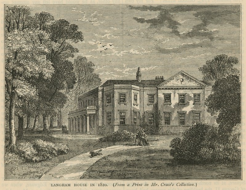 Langham House vuonna 1820 tekijältä English School