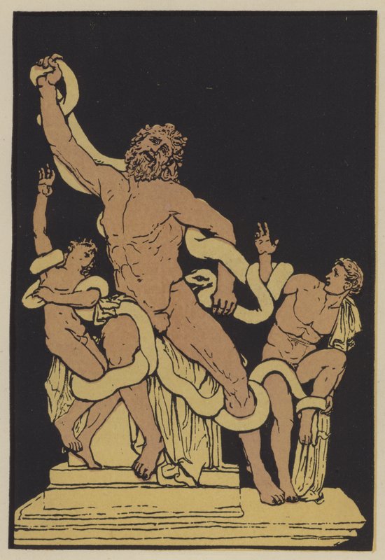 Laocoon (väri litho) tekijältä English School