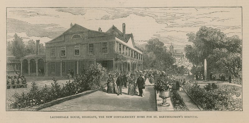 Lauderdale House, Highgate, Lontoo, St Bartholomewsin sairaalan uusi toipilaskoti tekijältä English School