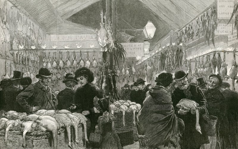 Leadenhall Market joulun aikaan tekijältä English School