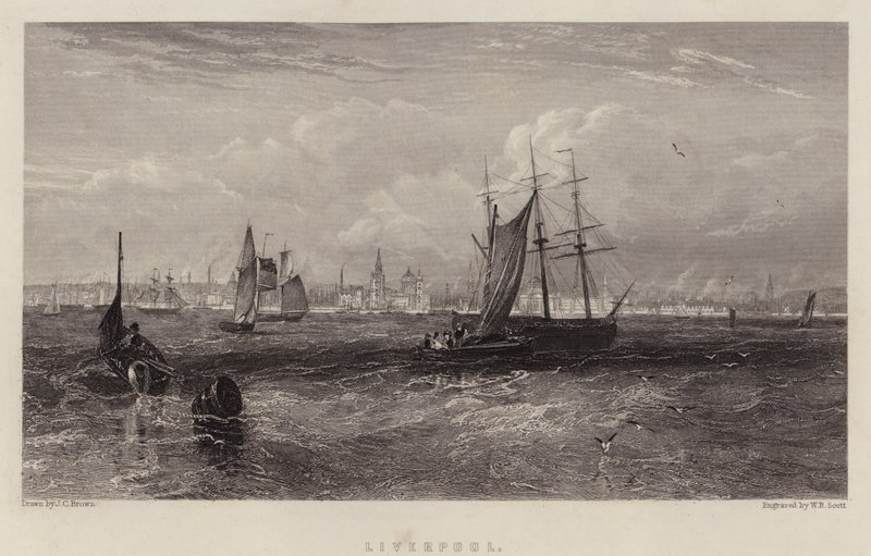 Liverpool (väri litho) tekijältä English School