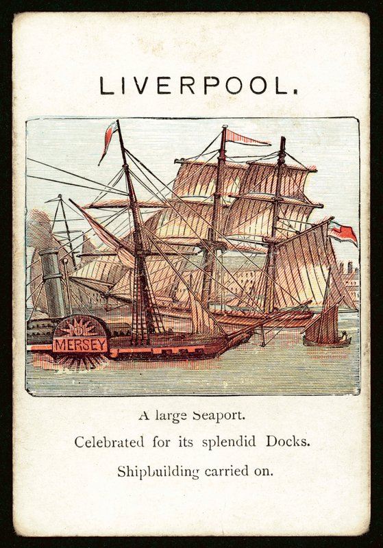 Liverpool (värillinen litografia) tekijältä English School