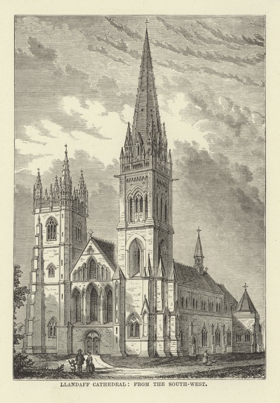 Llandaff Cathedral, lounaasta tekijältä English School