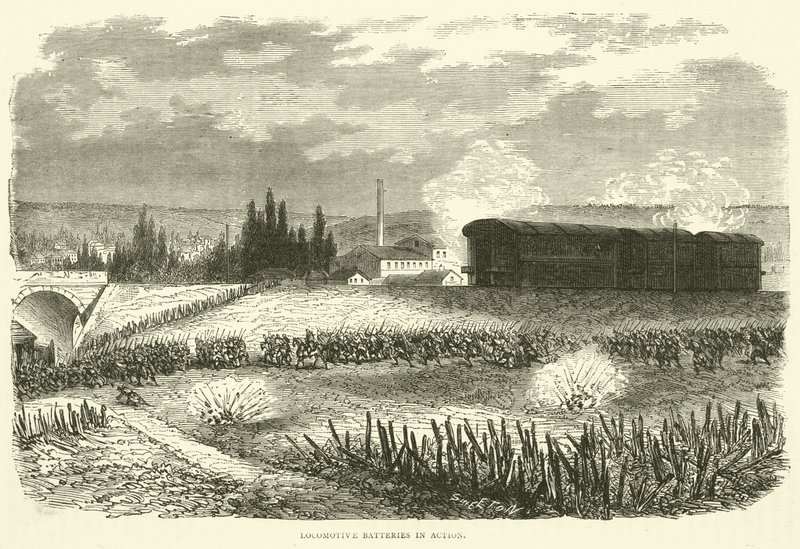 Veturien akut toiminnassa, marraskuu 1870 tekijältä English School