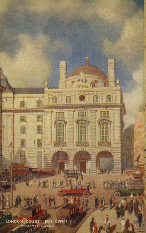 Lontoon piirikunnan palokunta, Piccadilly Circus tekijältä English School