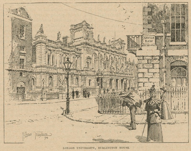 Lontoon yliopisto, Burlington House tekijältä English School