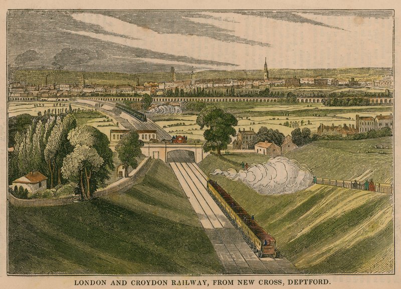 Lontoo ja Croydon Railway, New Cross Deptfordista tekijältä English School