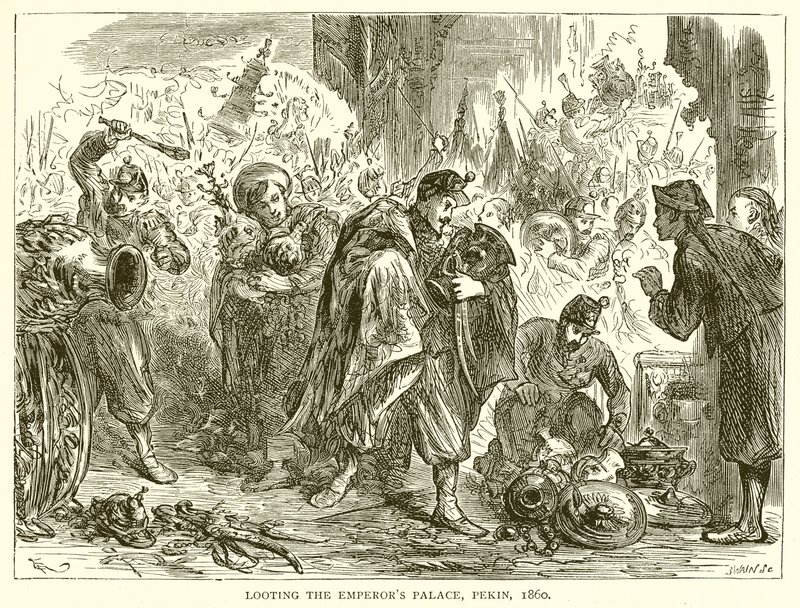 Keisarin palatsin ryöstäminen, Pekin, 1860 tekijältä English School