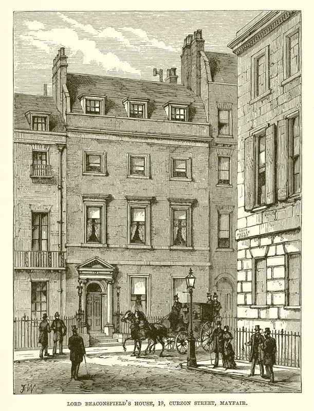 Lord Beaconsfields House, 19, Curzon Street, Mayfair tekijältä English School