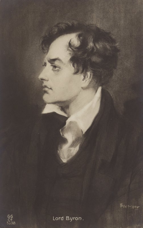 Lord Byron (1788-1824), englantilainen runoilija tekijältä English School