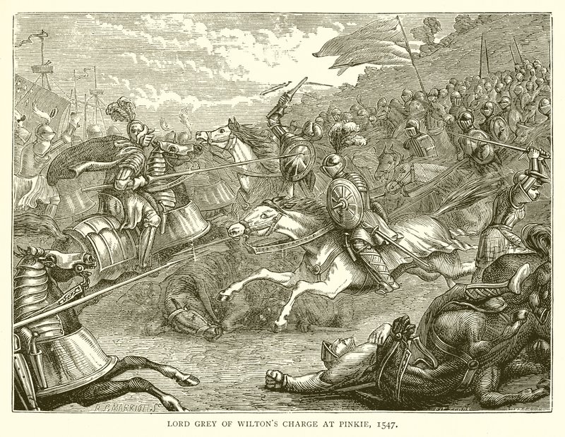 Lord Gray of Wiltons Charge Pinkiessä, 1547 tekijältä English School