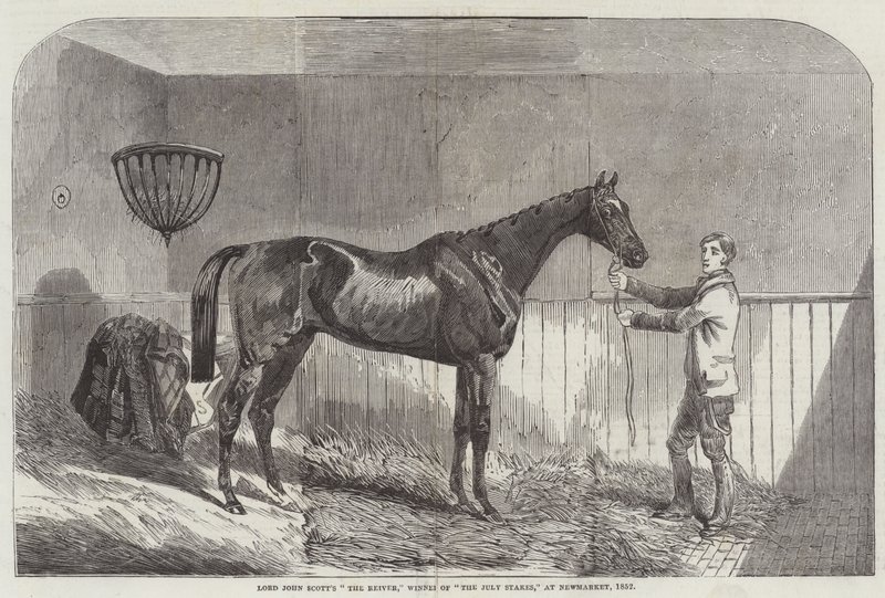 Lord John Scottin "The Reiver", "The July Stakes" voittaja Newmarketissa tekijältä English School