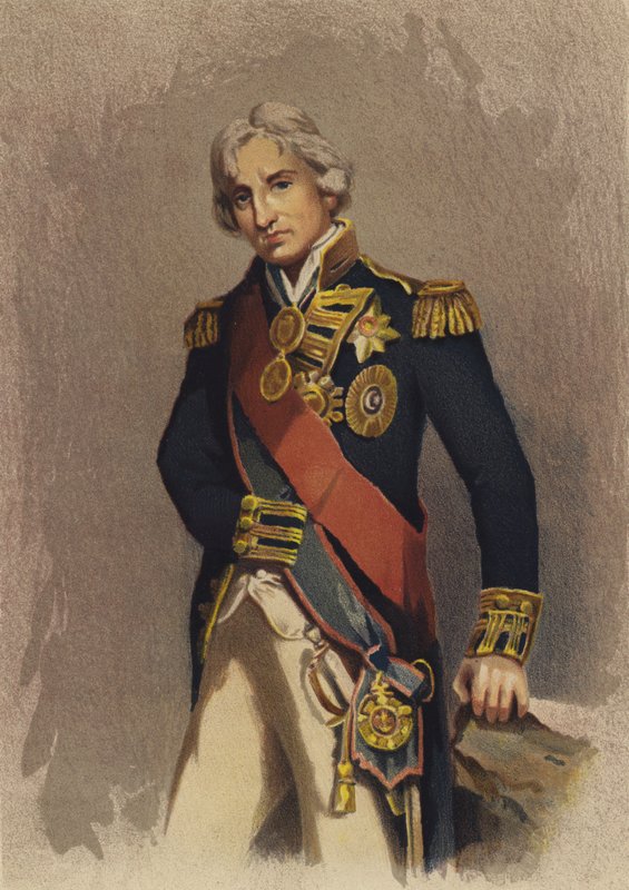 Lord Nelson (värilitografia) tekijältä English School