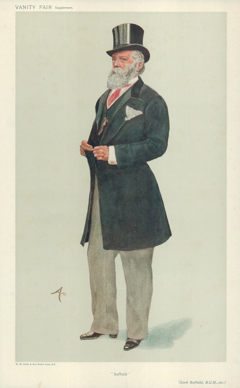 Lord Suffield, Suffield, 17. heinäkuuta 1907, Vanity Fair -sarjakuva tekijältä English School