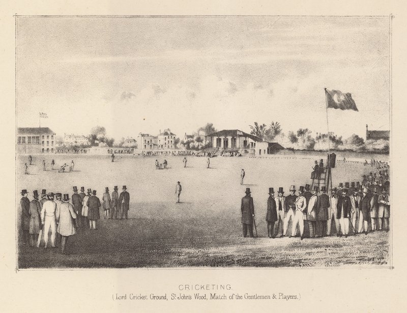Lords Cricket Ground, S Johns Wood, Match of the Gentlemen and Players tekijältä English School