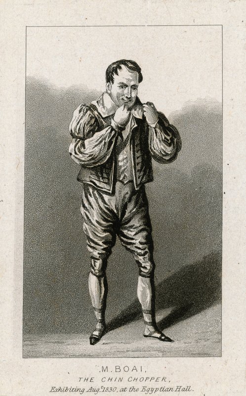 M Boai, leukaleikkuri. elokuuta 1830 Egyptiläinen sali tekijältä English School