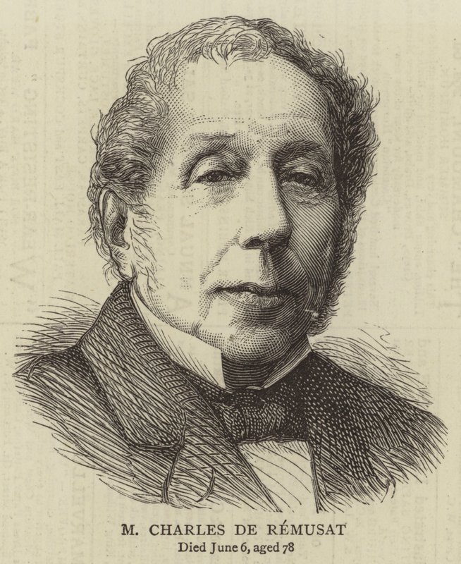 M Charles de Remusat (kaiverrus) tekijältä English School