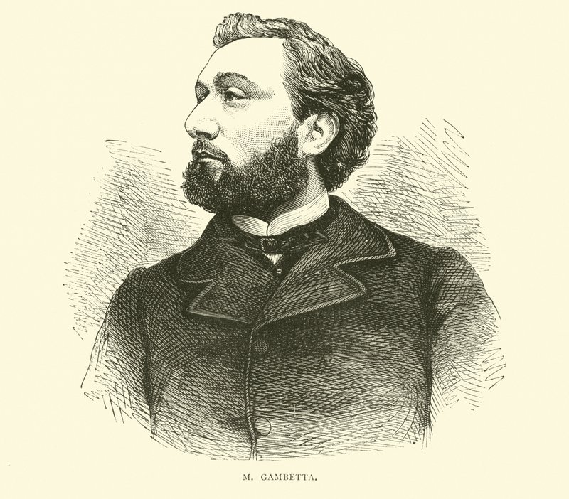 M Gambetta, syyskuu 1870 tekijältä English School