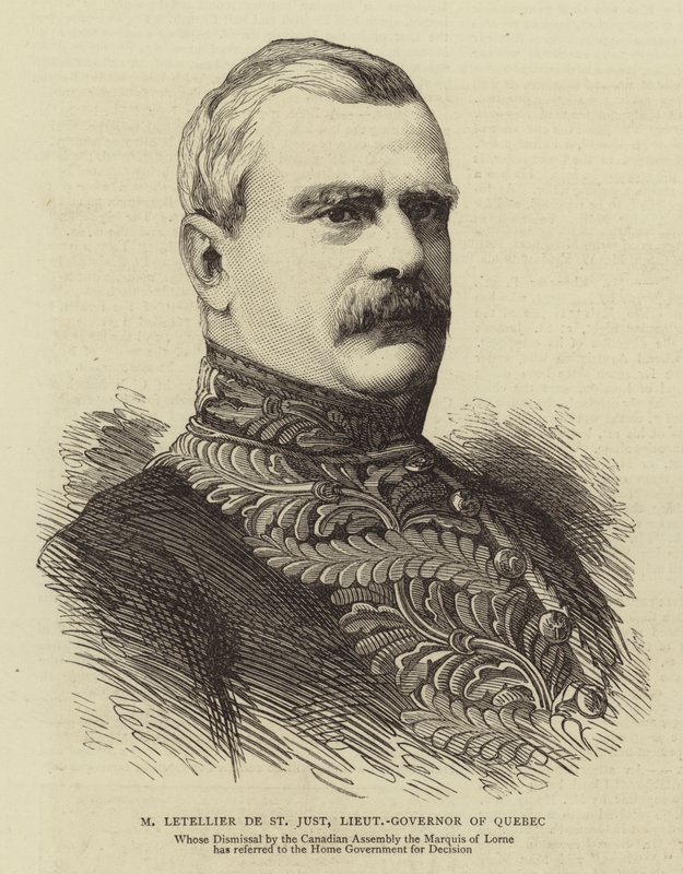 M Letellier de St Just, tinent governador del Quebec (gravat) finlandès tekijältä English School