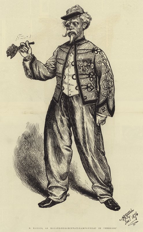 M Marius, Roland-de-Roncevaux-Ramponneau roolissa "Nemesis" (kaiverrus) tekijältä English School