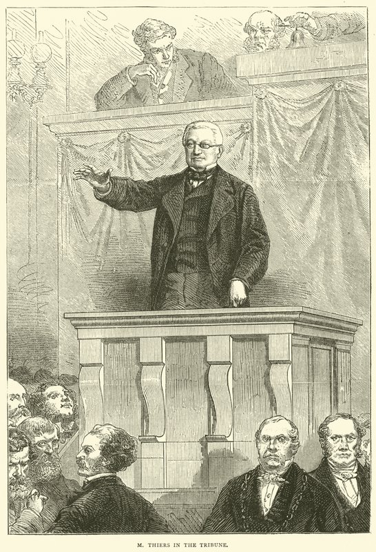 M Thiers Tribunessa, 1871 tekijältä English School