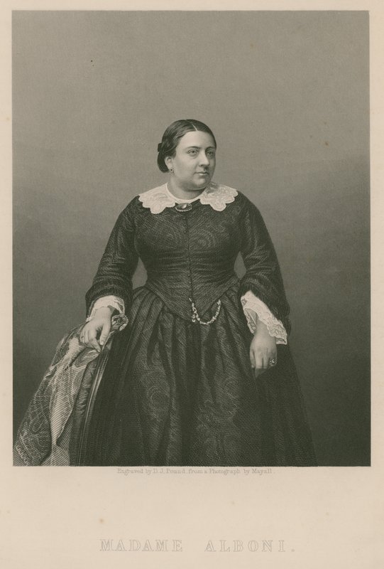 Madame Albani, sopraano; valokuva tekijältä English School