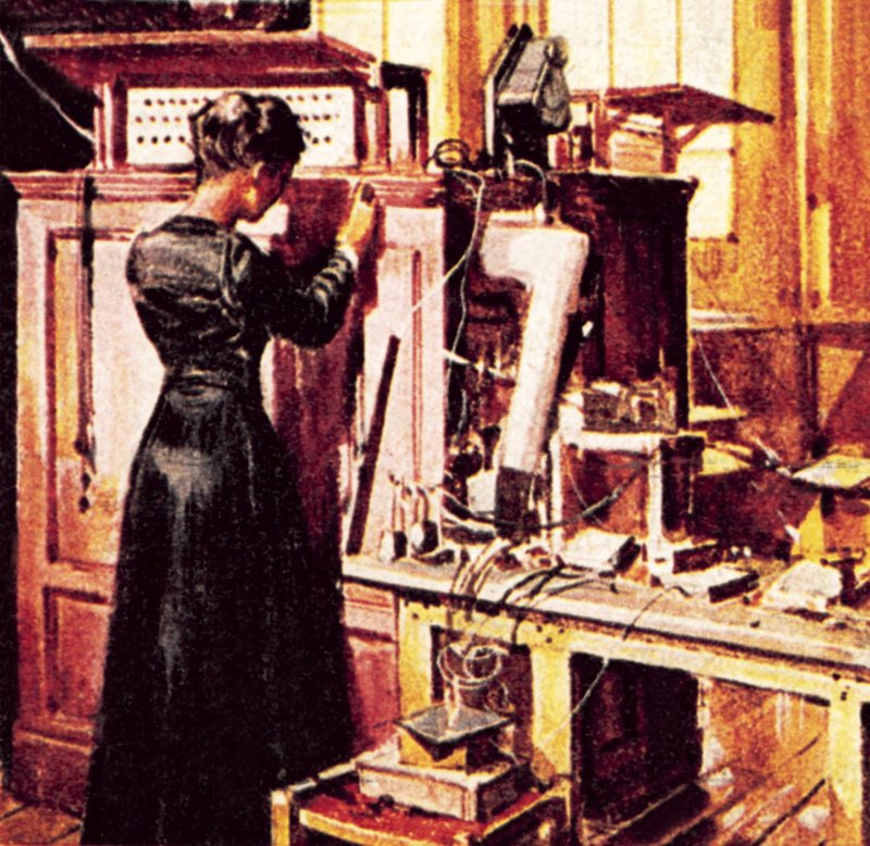 Madame Curie laboratoriossa tekijältä English School