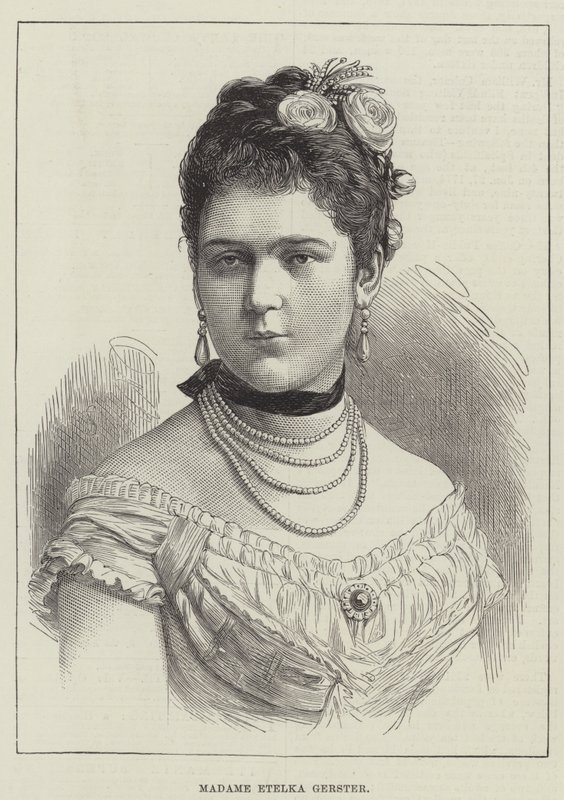 Madame Etelka Gerster (kaiverrus) tekijältä English School