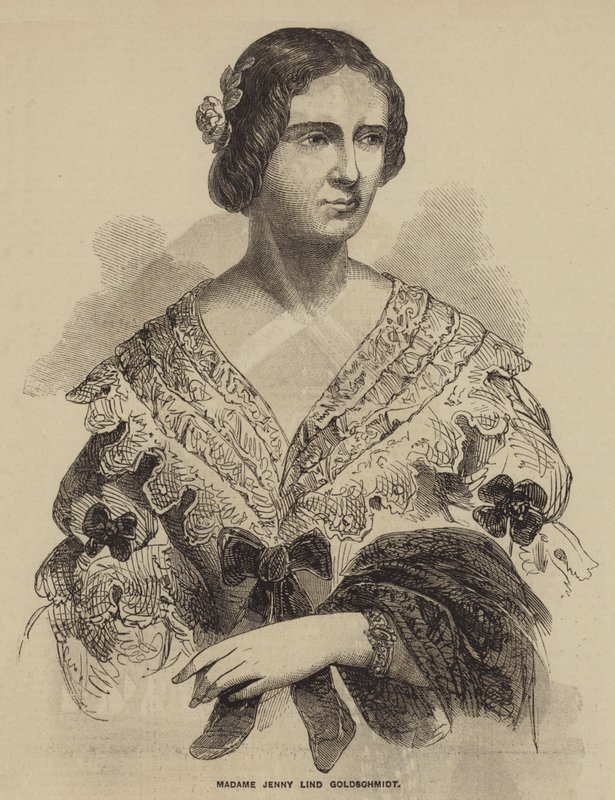 Madame Jenny Lind Goldschmidt (kaiverrus) tekijältä English School