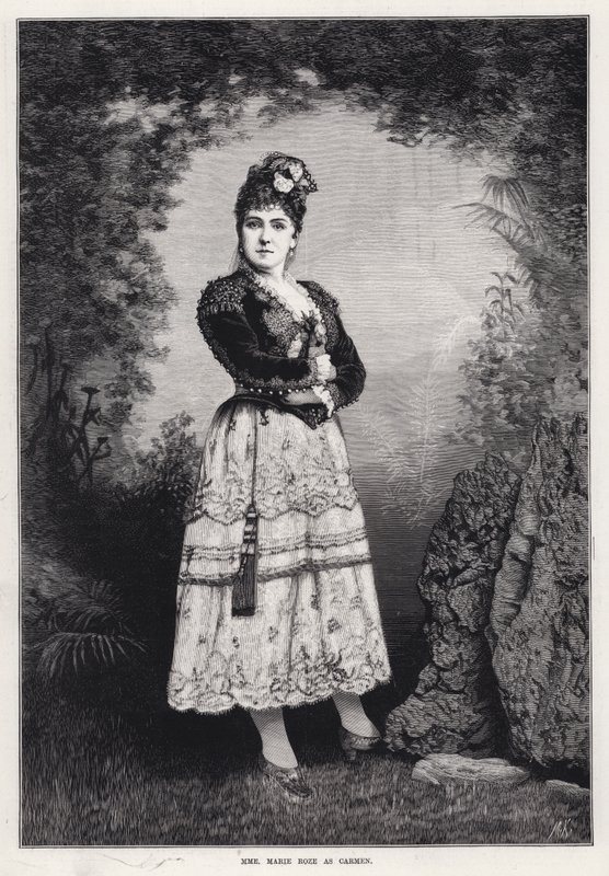 Madame Marie Roze Carmenina (kaiverrus) tekijältä English School