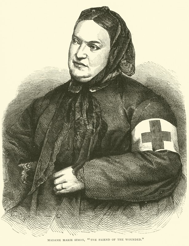 Madame Marie Simon, Haavoittuneiden ystävä, tammikuu 1871 tekijältä English School