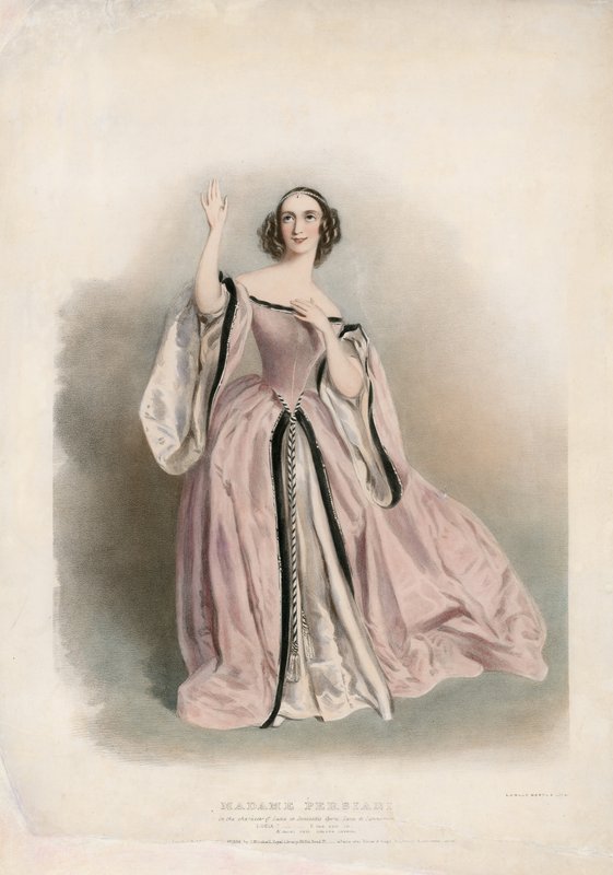 Madame Persiani Lucia di Lammermoorissa tekijältä English School