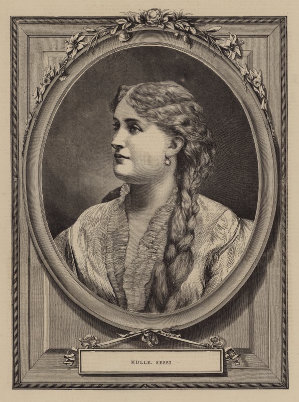 Mademoiselle Sessi (engraving) tekijältä English School