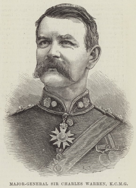 Kenraalimajuri Sir Charles Warren, KCMG (kaiverrus) tekijältä English School