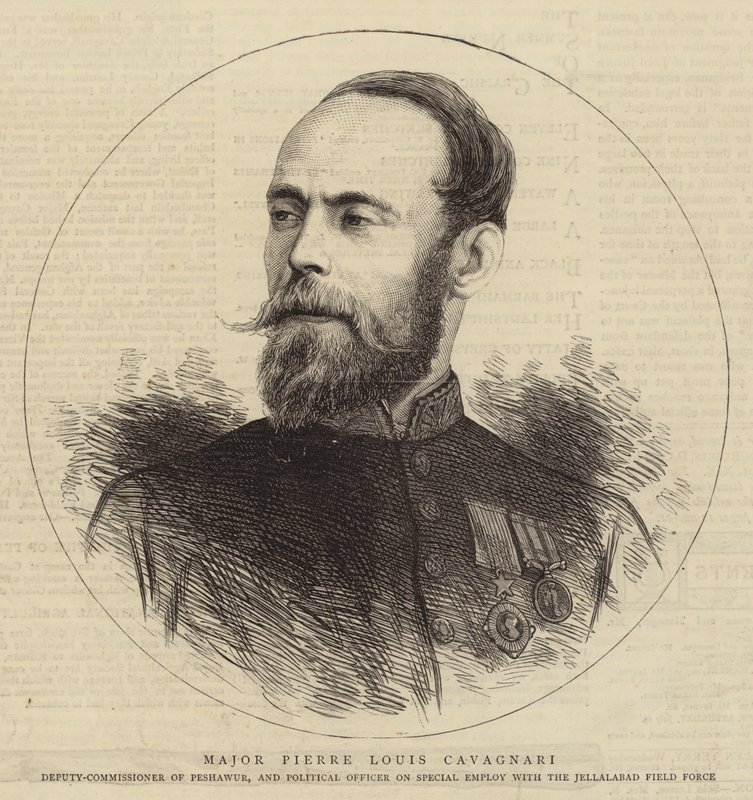 Majuri Pierre Louis Cavagnari (kaiverrus) tekijältä English School