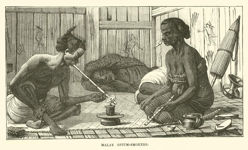 Malaiji oopiumin tupakoitsijat tekijältä English School