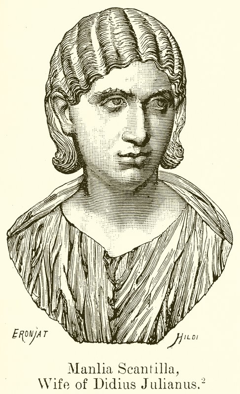 Manlia Scantilla, Didius Julianuksen vaimo tekijältä English School