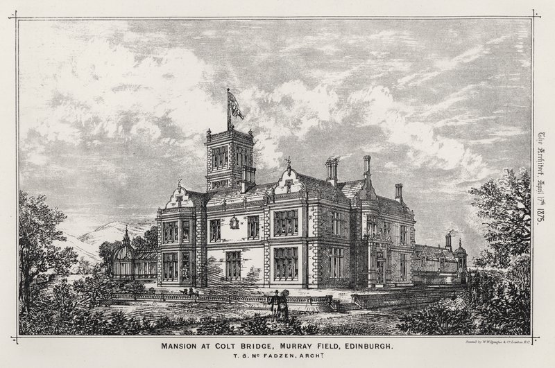 Mansion at Colt Bridge, Murray Field, Edinburgh (kaiverrus) tekijältä English School