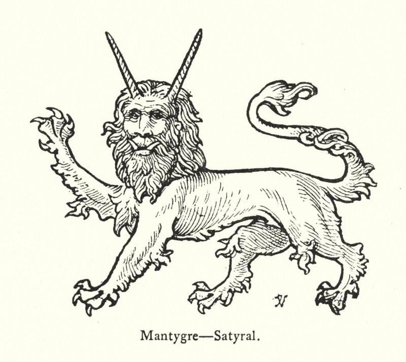 Mantigre, Satyral (kaiverrus) tekijältä English School