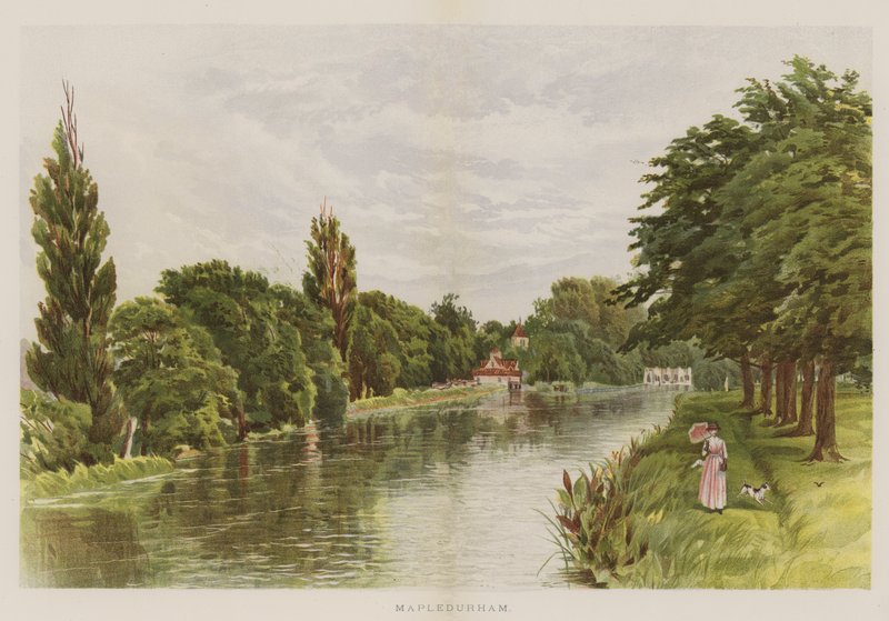 Mapledurham (chromolitho) tekijältä English School